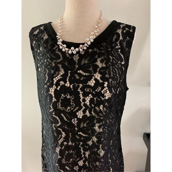 White House black market lace dress black new - Picture 2 of 4